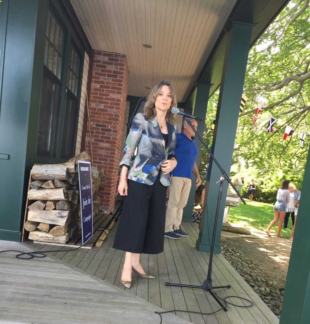 Marianne Williamson’s Vibe: Gracious, kind, intelligent – did I mention kind? post image