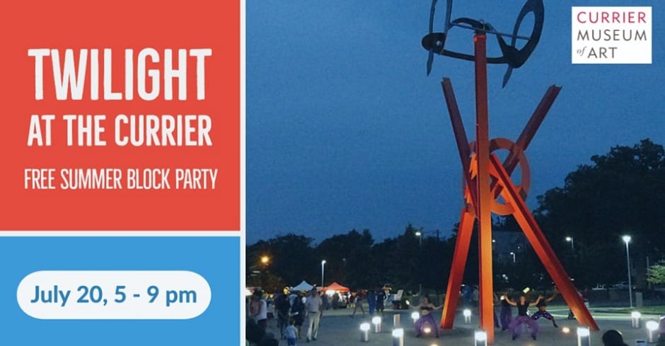 Twilight at the Currier free summer block party July 20 post image