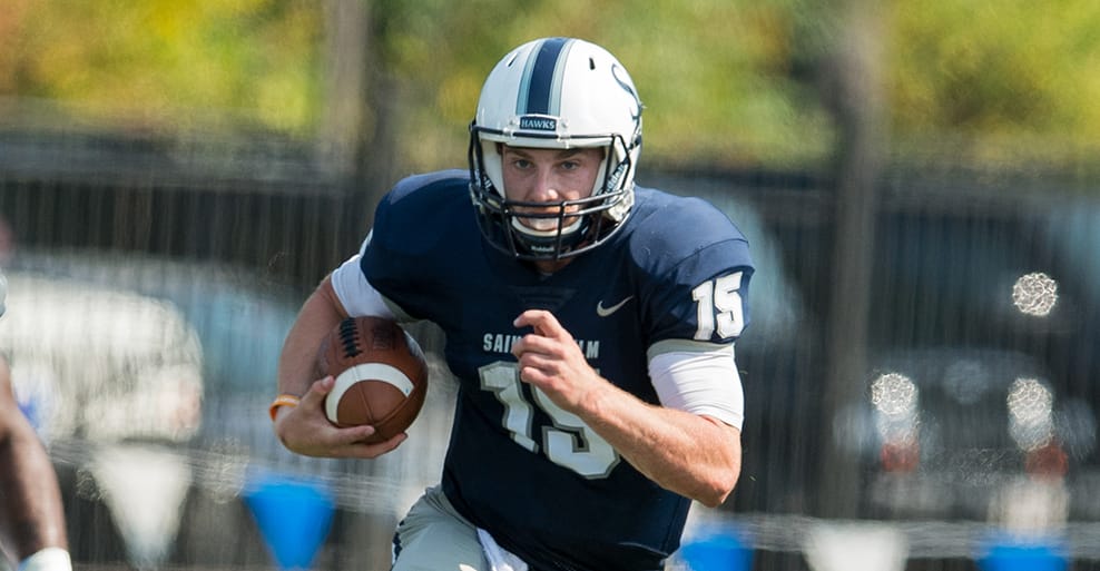 Saint Anselm football falls to Bentley post image