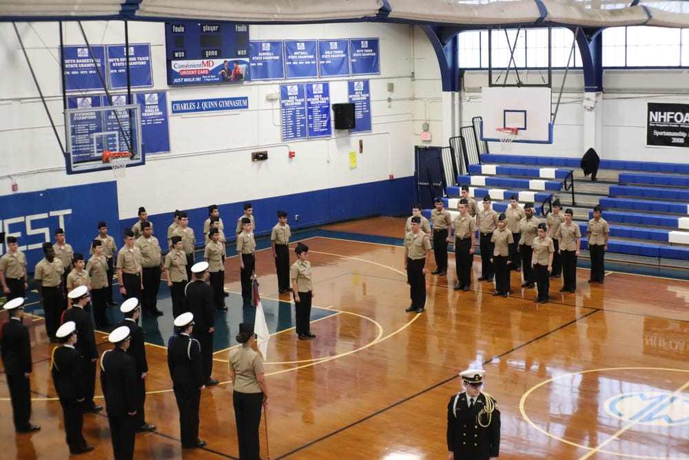 Manchester High School West Navy JROTC Annual Inspection  post image