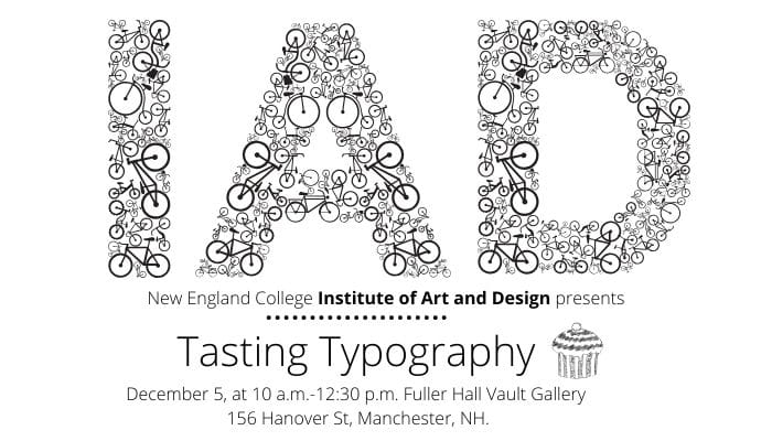 Dec. 5 Tasting Typography: An exhibition and tasting at Institute of Art and Design post image