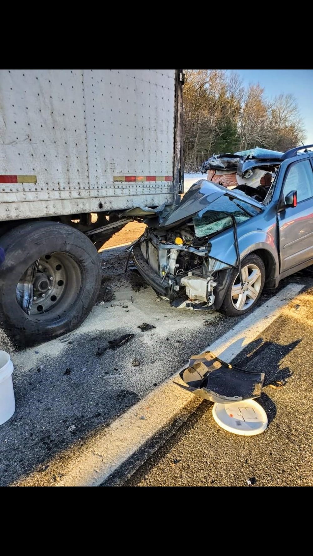 Rt. 101 crash injures 2, causes chain-reaction during a.m. commute post image