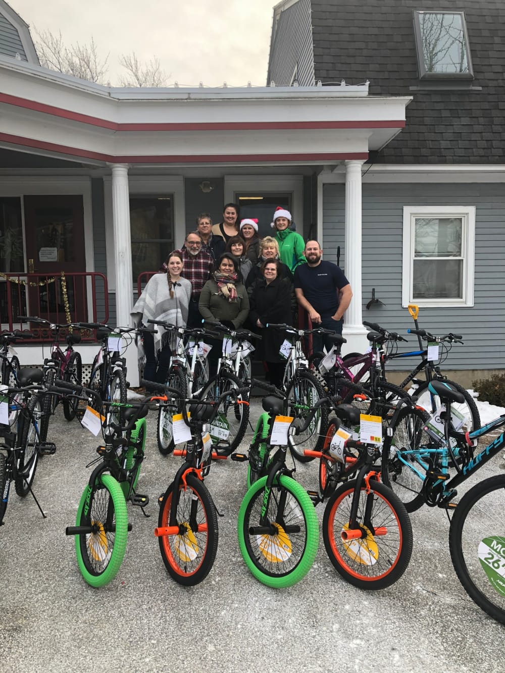 Free-wheeling Christmas: Brady Sullivan gives Santa a hand, donates 1,000 bikes to kids post image