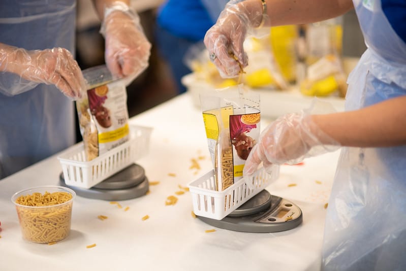 Eversource ‘Mac Off’ competition results in 34K+ packaged meals for NH Food Bank post image