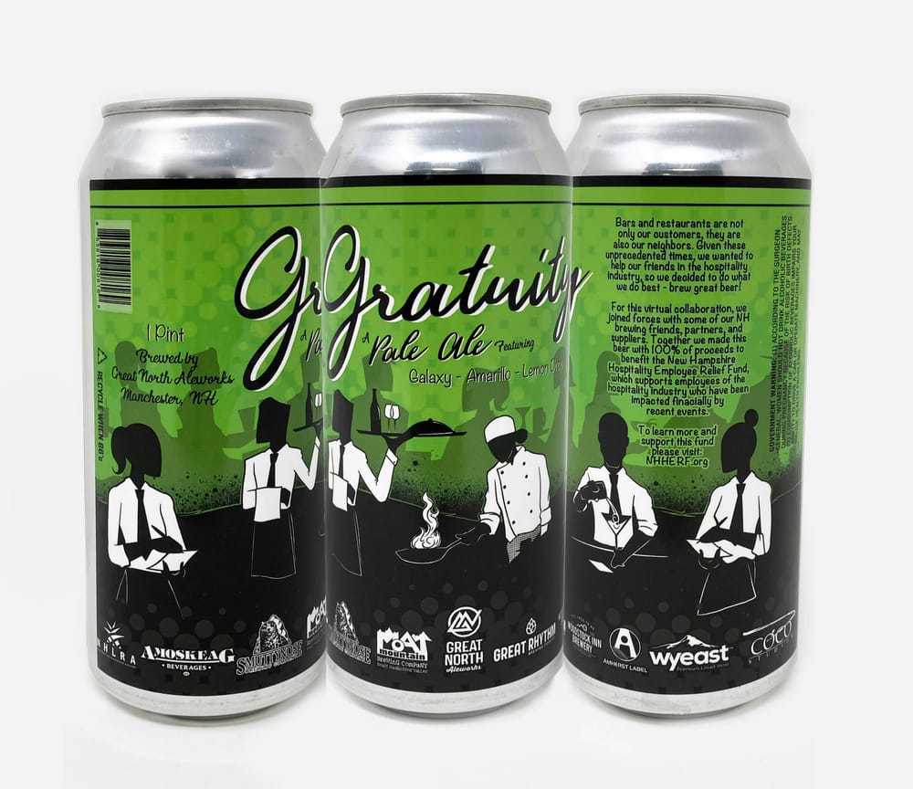 Want to show your gratitude to restaurant & hospitality workers? Buy some Gratuity Pale Ale next week post image