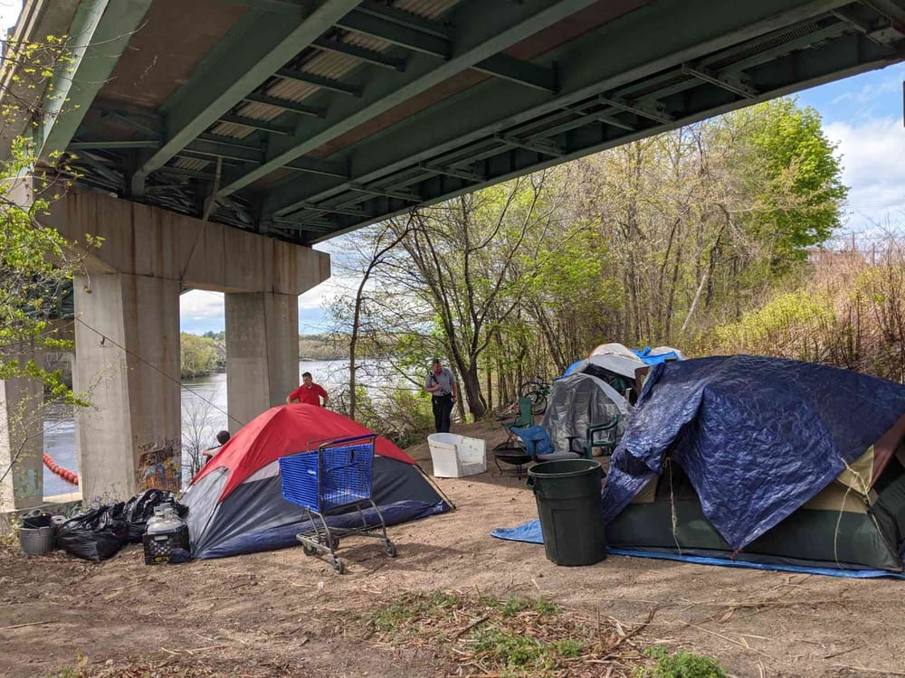 Fire at homeless camp destroys tent, mulitiple heating and cooking devices found inside post image