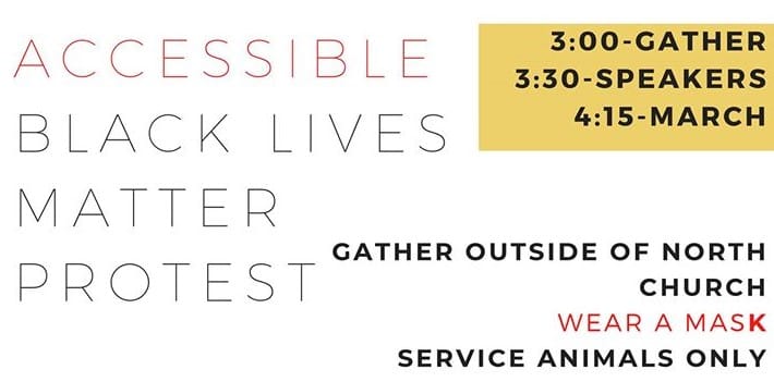 Accessible Black Lives Matter Protest in Portsmouth, NH post image