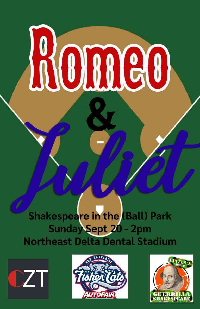 Open auditions for Cue Zero Theatre Company’s ‘Shakespeare in the (Ball)Park’ Romeo & Juliet post image