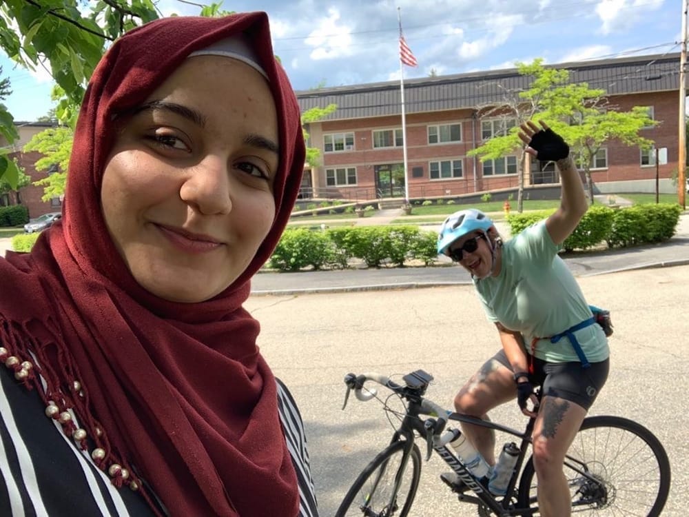 Making the rounds: West High art teacher uses pedal power to stay connected with students post image