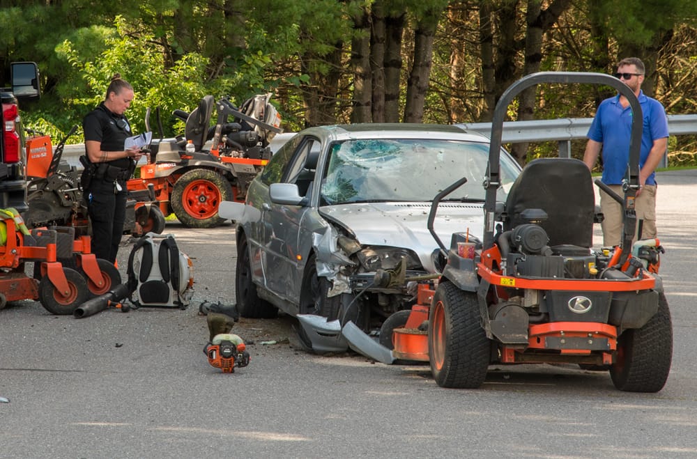 Londonderry man arrested after crashing into landscape crew then fleeing on foot post image