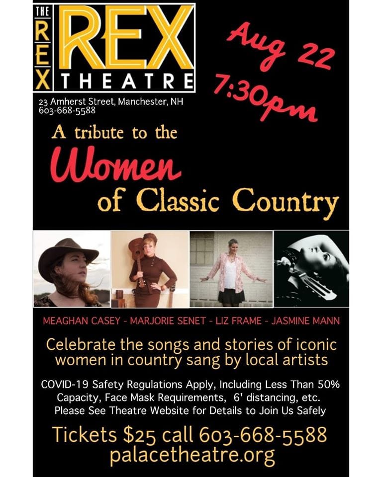 Aug. 22 at the Rex: A musical tribute to the Women of Classic Country post image