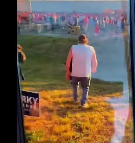 Police: Man arrested at Trump rally threatened woman, punched man after they reported concerns to police post image