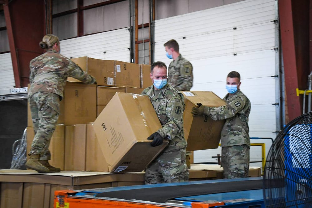Largest MHT cargo delivery ever brings VA hospital gowns to New Hampshire post image