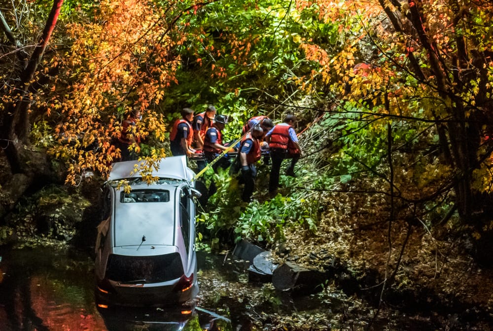 2 rescued after car plunges into Nashua River post image