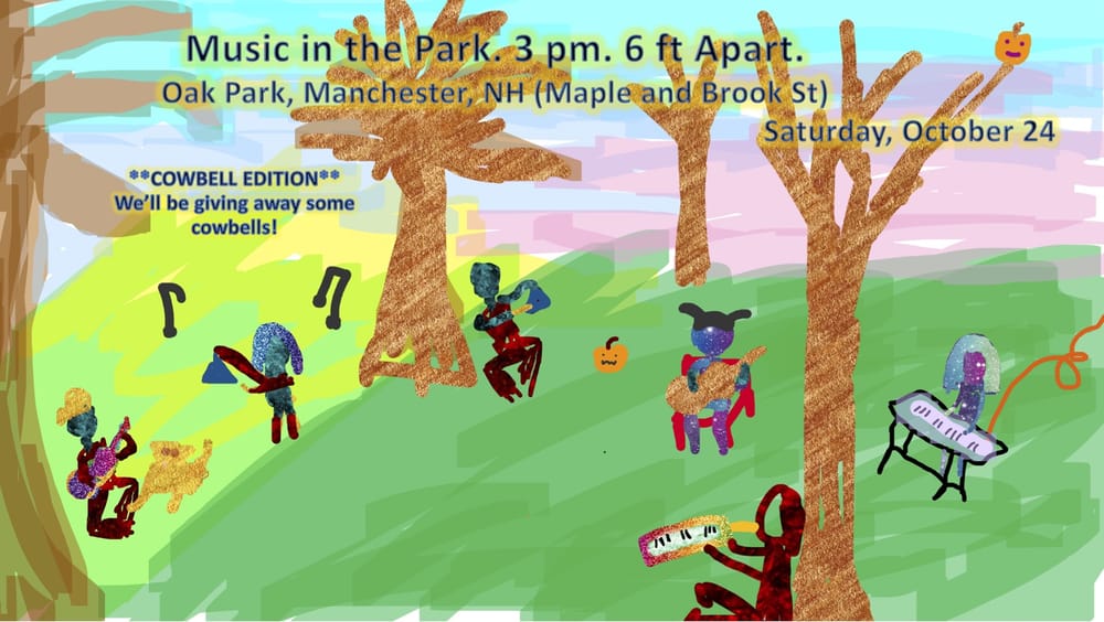 Oct. 24: Music in the Park – Cowbell Edition! post image