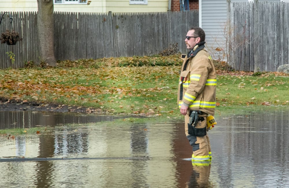 Fire crews discover water main break on Tory Road on the way to another call post image
