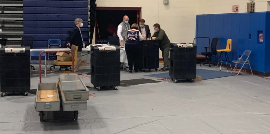 Busted ballot machine delays Londonderry results until Wednesday post image