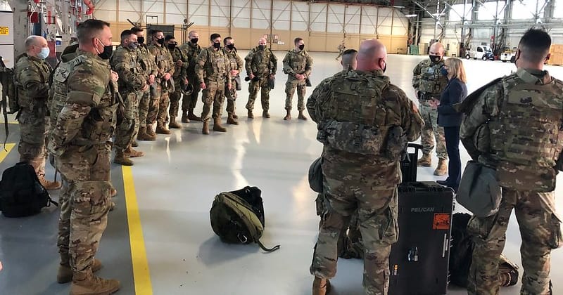 NH Guardsmen arrive in D.C. ahead of Biden’s inauguration post image
