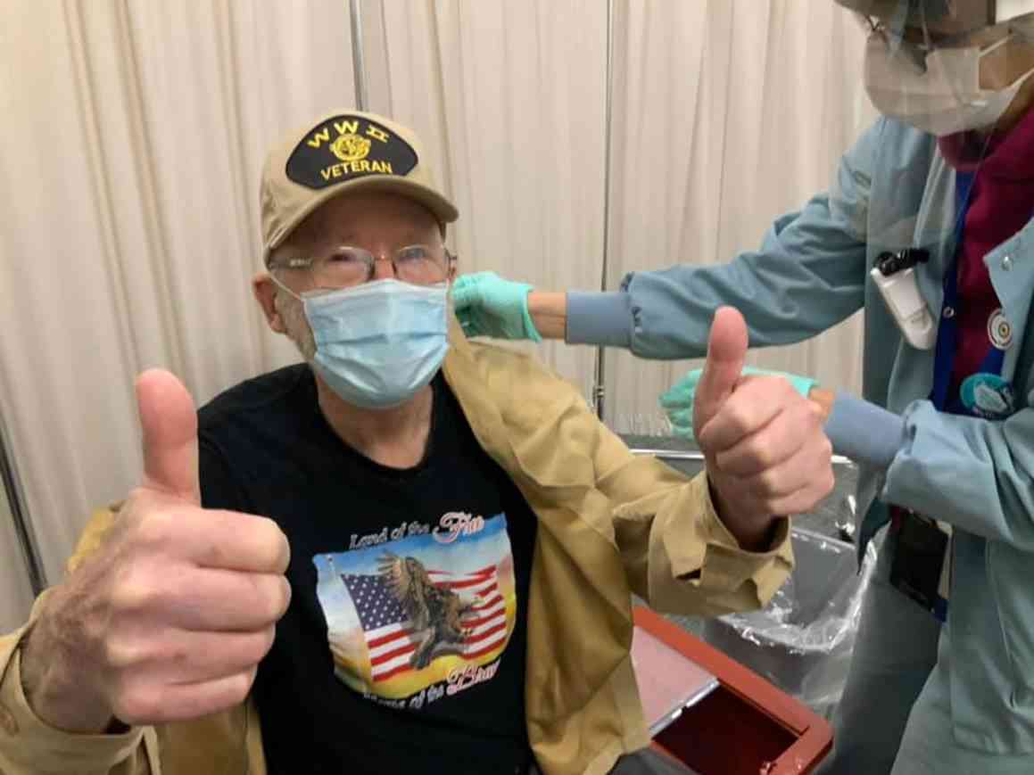 First vaccines for outpatient Veterans at VA Manchester post image