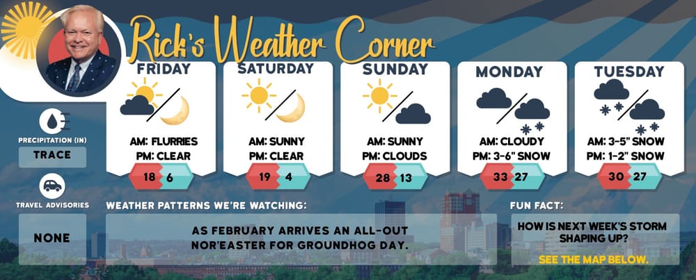 Friday’s weather: Some sunny breaks in the clouds, possible p.m. shower, high of 82 post image