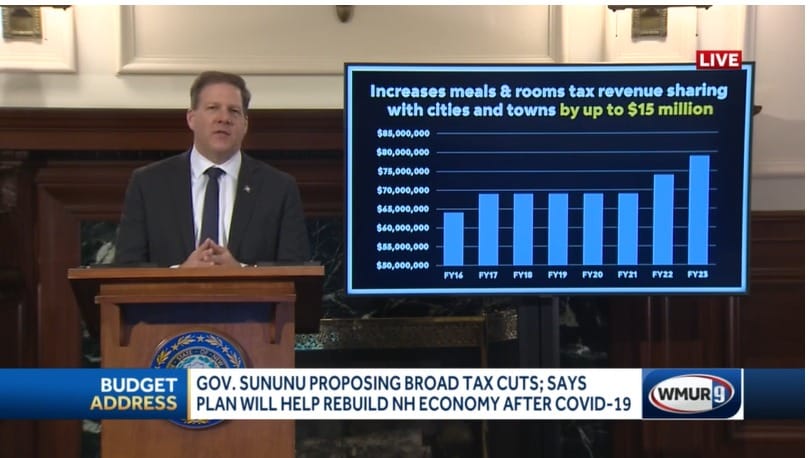 Sununu budget proposal would increase spending while cutting taxes post image