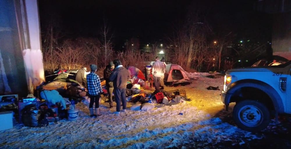 Amoskeag Bridge encampment dismantled, few belongings stored, people scattered post image