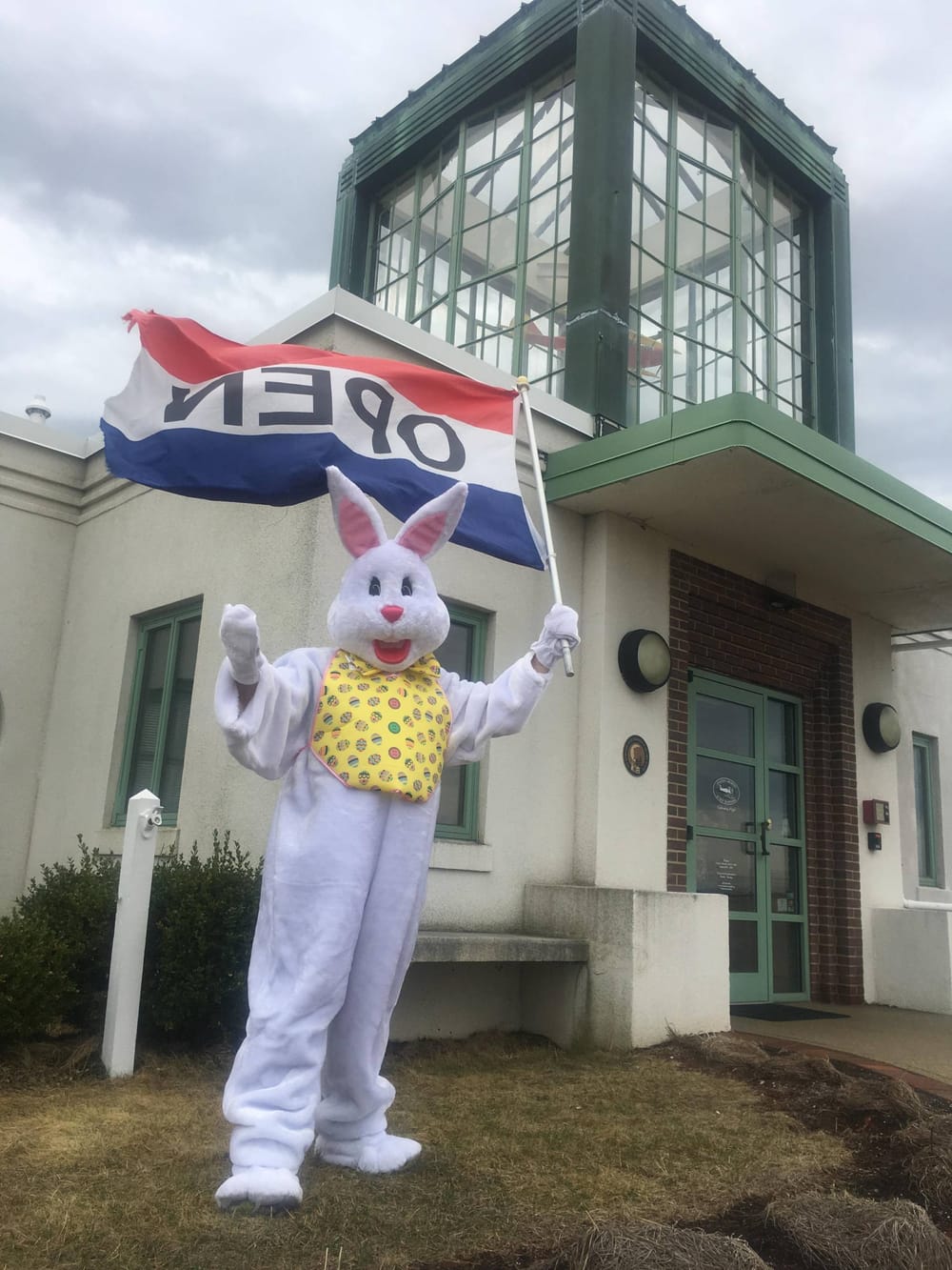 April 3: Easter Bunny comes in for a landing at Aviation Museum – treats for everyone! post image
