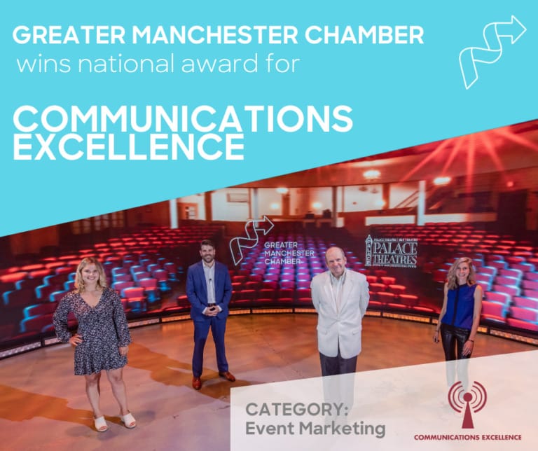 Greater Manchester Chamber of Commerce wins national award for Palace Theatre event post image