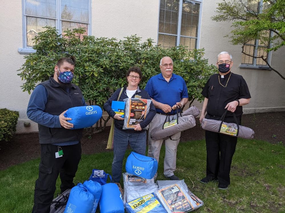 Holy Trinity Cathedral continues outreach to community with food drive for homeless vets post image