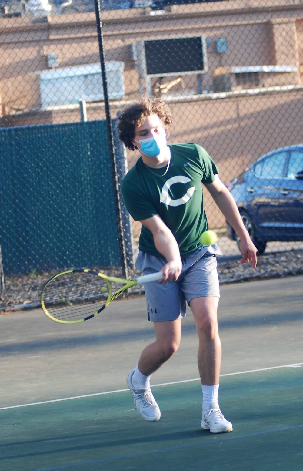 Little Green still “pretty green,” but battling on tennis court post image