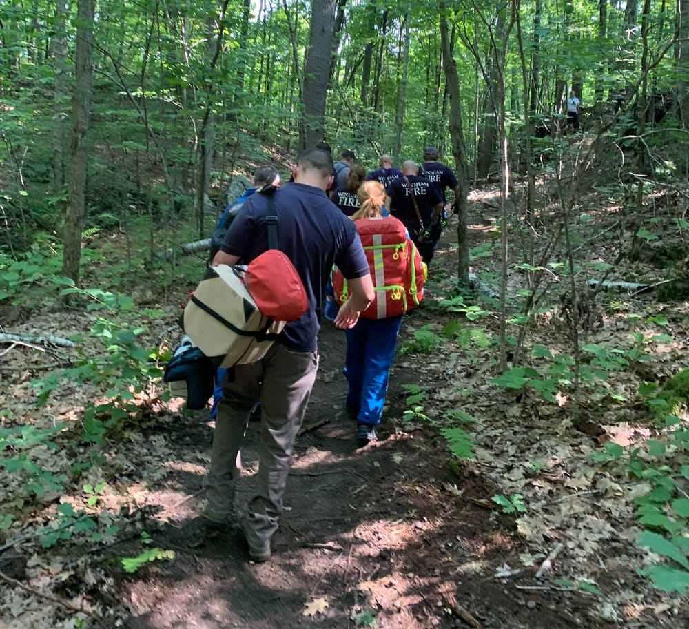 Bicyclist injured and alone in the woods for over an hour rescued after chance encounter post image