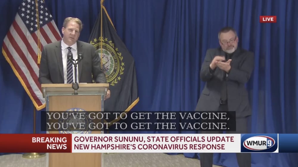 As COVID cases rise, Sununu pushes vaccines, stresses no mandates for school reopening post image