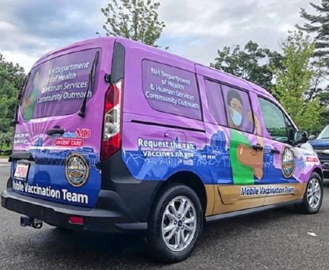 New Hampshire’s vaccine van is ready to roll out shots post image