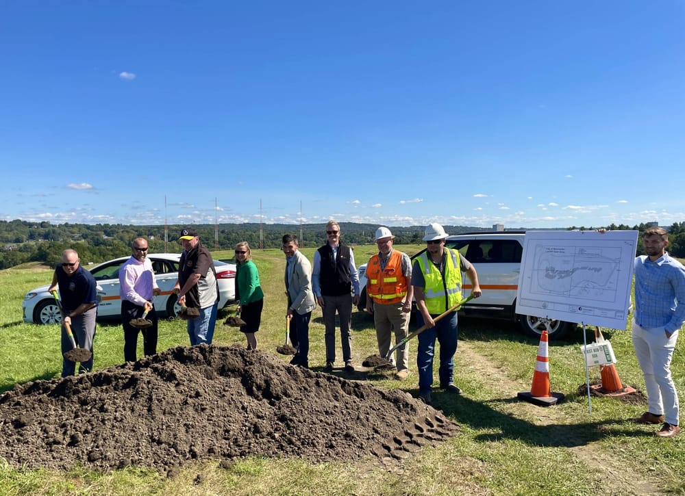 Mayor Craig participates in solar array groundbreaking at former landfill post image