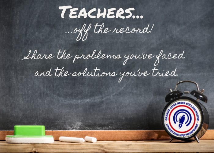 Teachers needed for online, candid discussion on NH education post image