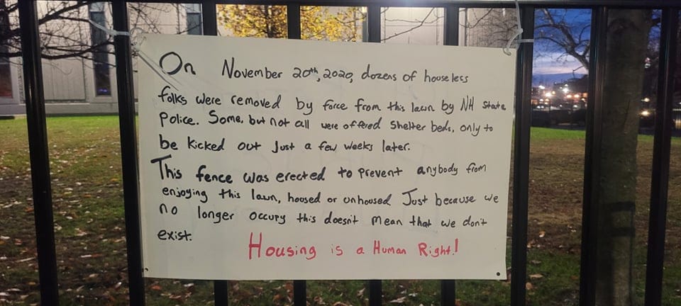 Homeless rights activists remember 2020 courthouse camp eviction post image