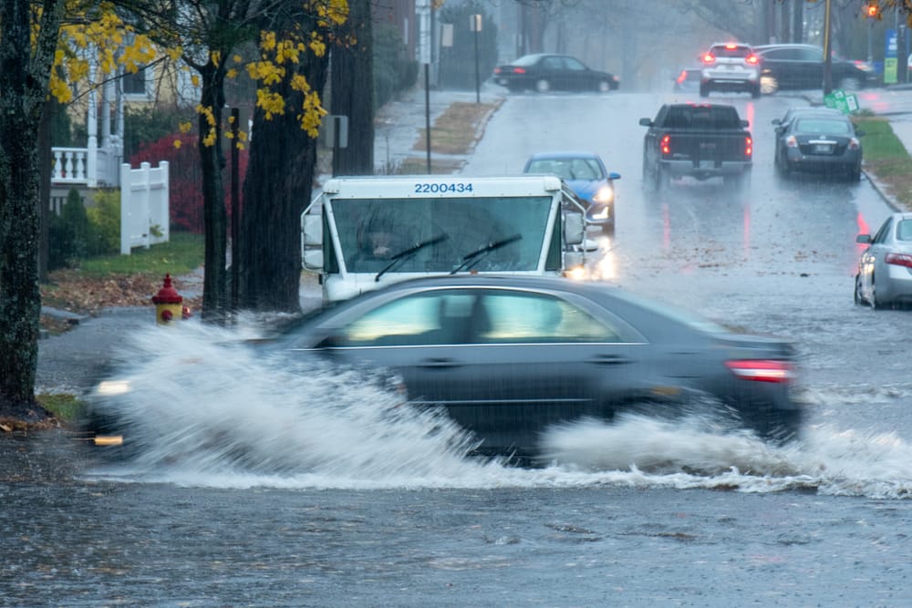 Rain, clogged storm drains cause flooding across city post image