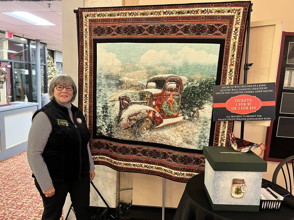 Palace Theatre’s ‘Quilt Lady’ Anne Hatin, spinning thread into gold in support of aspiring young actors post image