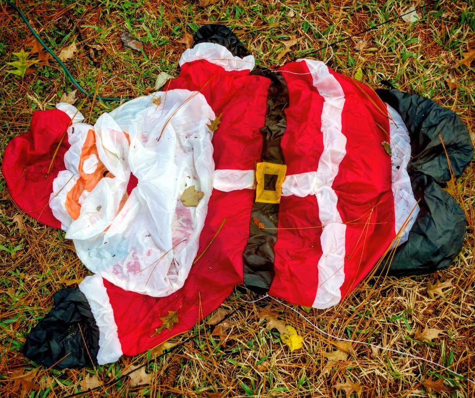 My house for the holidays, aka ‘the black gap off Bodwell Road’ – and other holiday musings post image