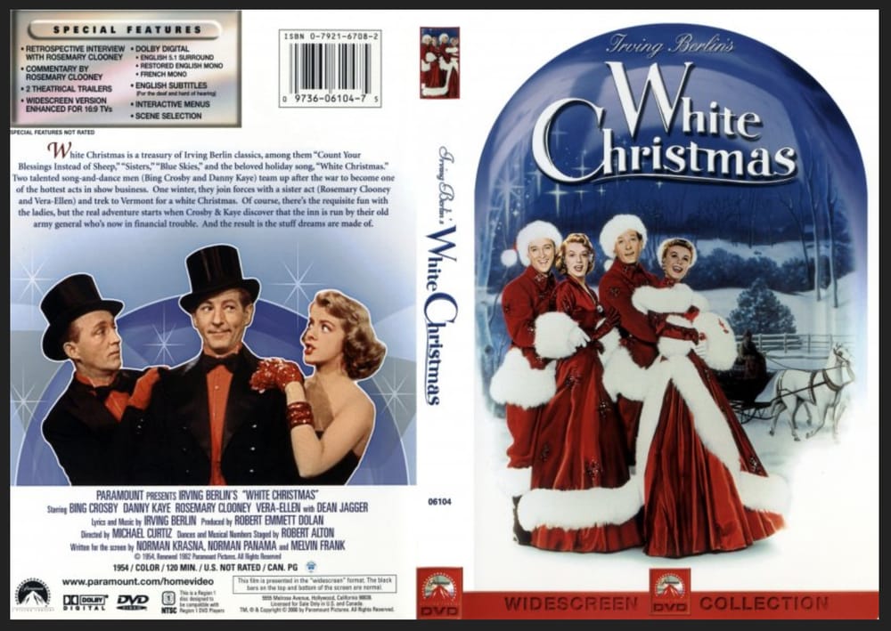 Watching White Christmas along with Rosemary Clooney post image