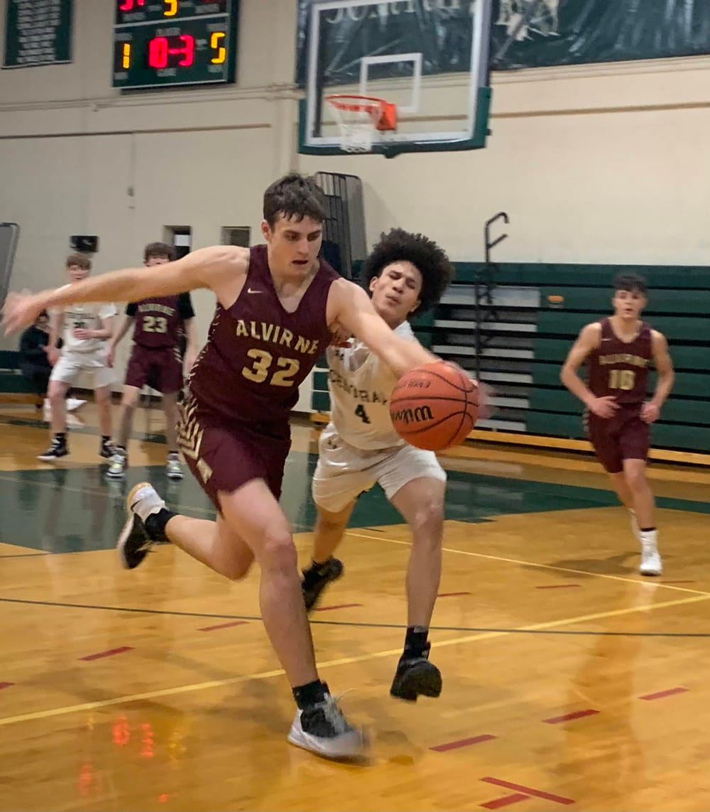 Alvirne erases 14-point deficit, shocks Central, 59-57 post image