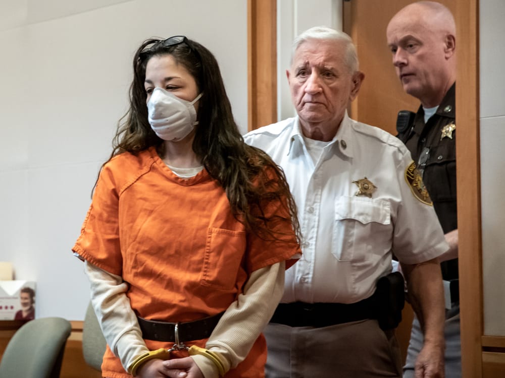 State wants Kayla Montgomery to prove she is drug free in compliance with bail conditions, after 3 contacts with police post image