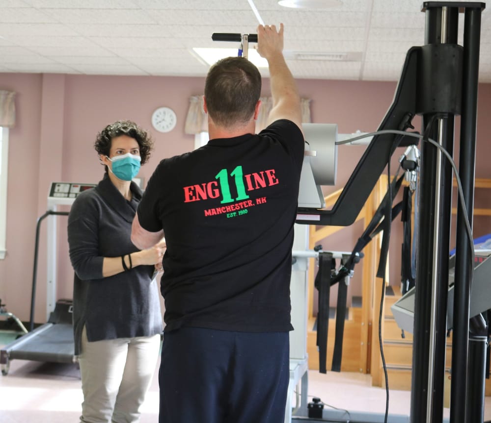 Road to recovery: Following intensive rehab injured firefighter returns to work post image