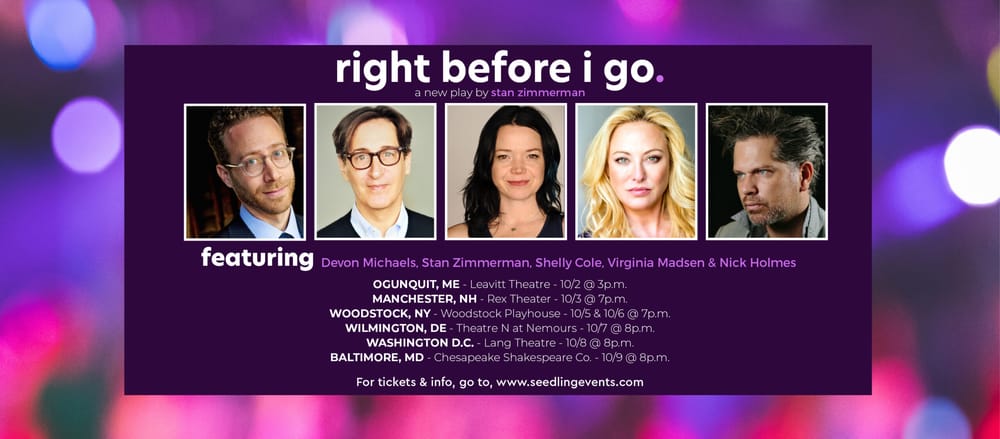 Virginia Madsen joins tour of suicide awareness play ‘Right Before I Go’ in Manchester post image