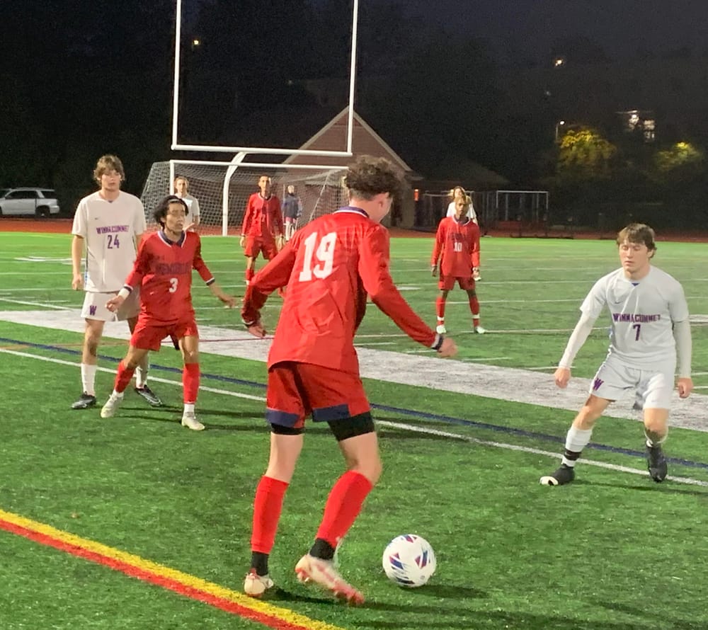 Division I Boys: Memorial brings its ‘A’ game, ousts Winnacunnet, 3-0 post image