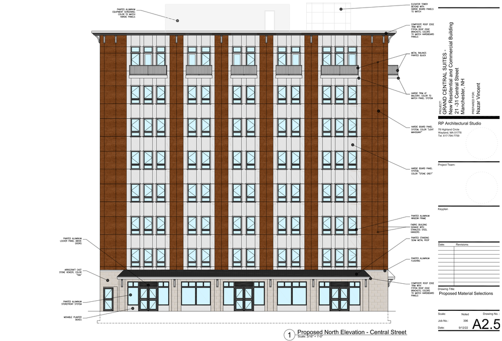 Planning Board gets a look at eight-story building proposed near Veterans’ Park post image