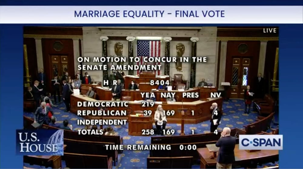 New Hampshire’s U.S. House members celebrate passage of Respect for Marriage Act post image