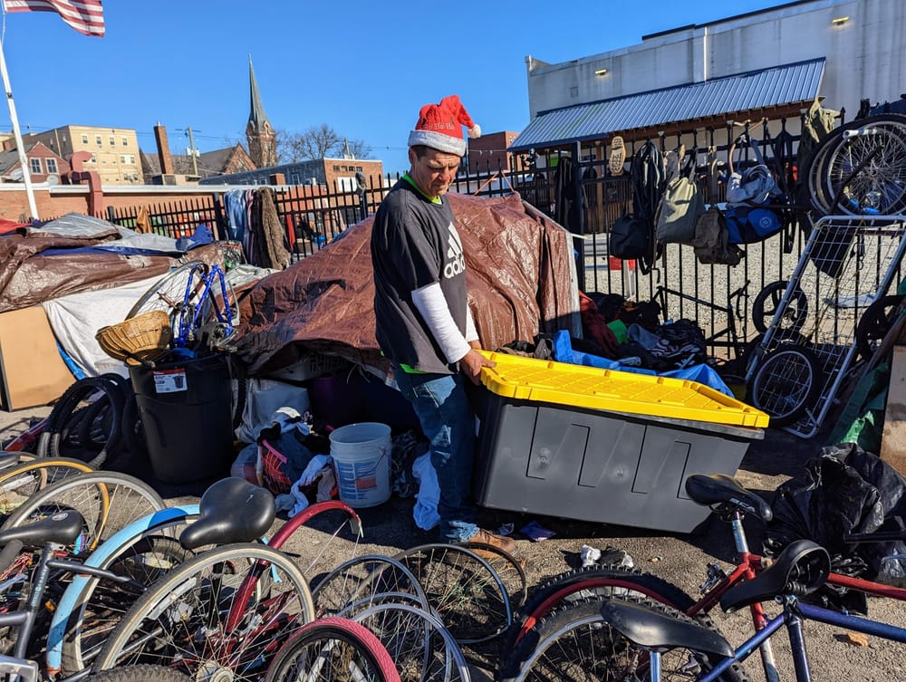 Keeping ahead of the stuff: City removes unwanted items, provides more storage for homeless outside shelter post image