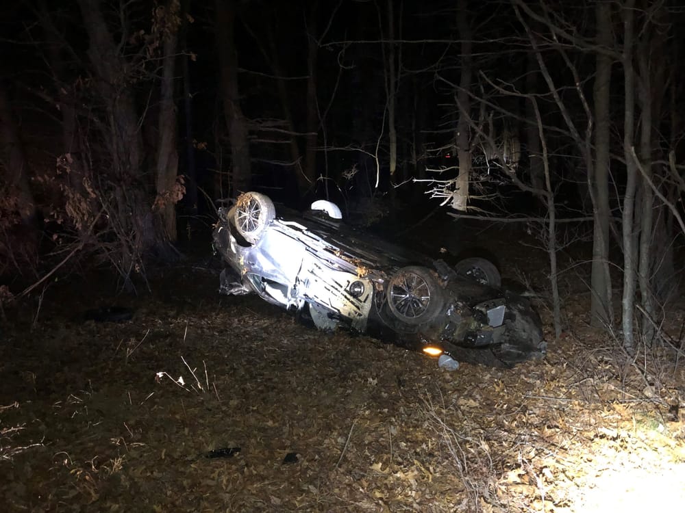 Driver injured in rollover crash late on I-293 post image