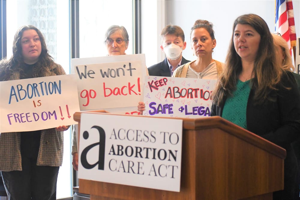 Abortion care advocates gather for new bill post image